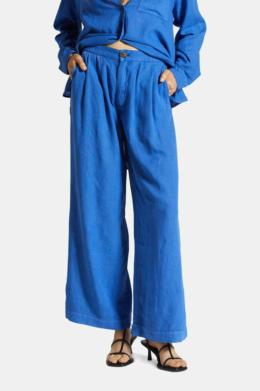 Vintage Linen Blend Wide Leg Pant - Surf The Web - Image 6